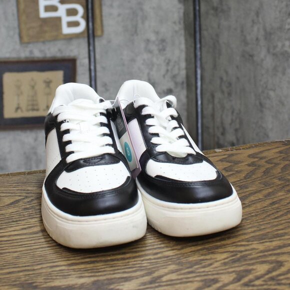 wild fable Womens Lola Lace-Up Sneakers with Memory Foam Insole Black 8M - Picture 3 of 16